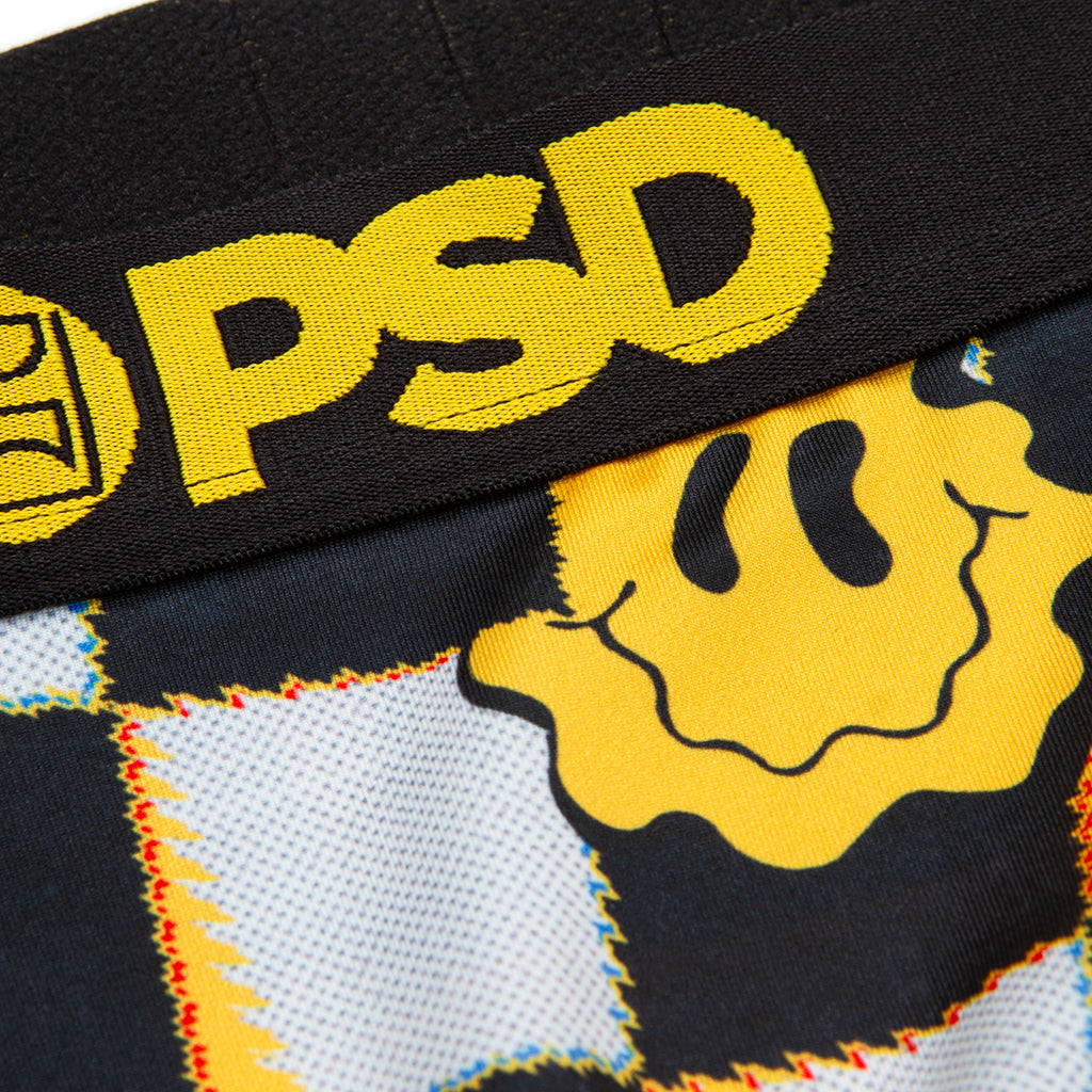 Men’s PSD Black and Yellow Ninja Boxer Briefs Small