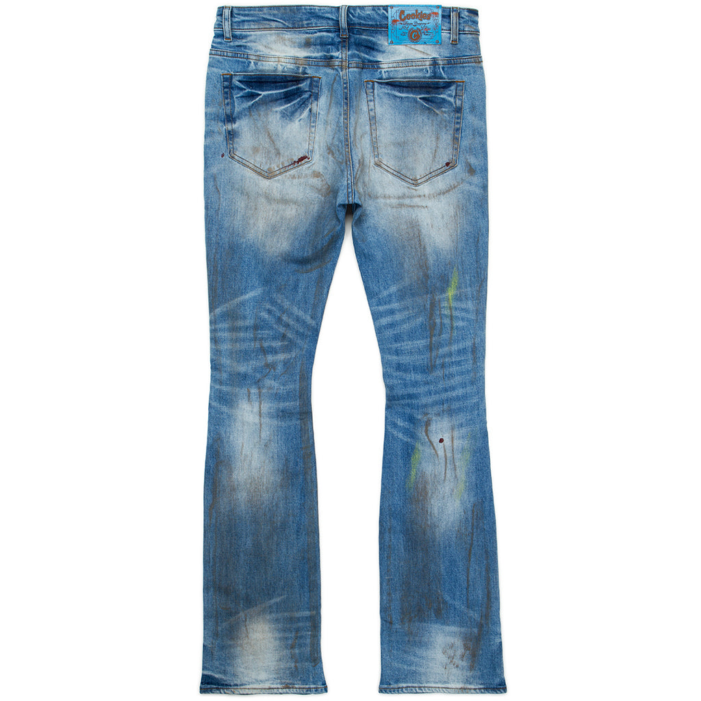 Core Modern Flare Indigo Wash Denim Jeans