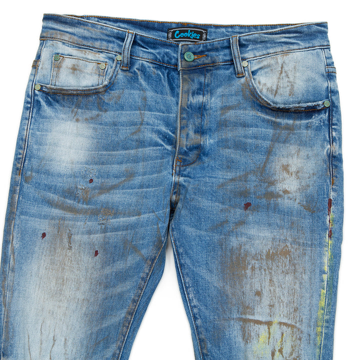 Core Modern Flare Indigo Wash Denim Jeans