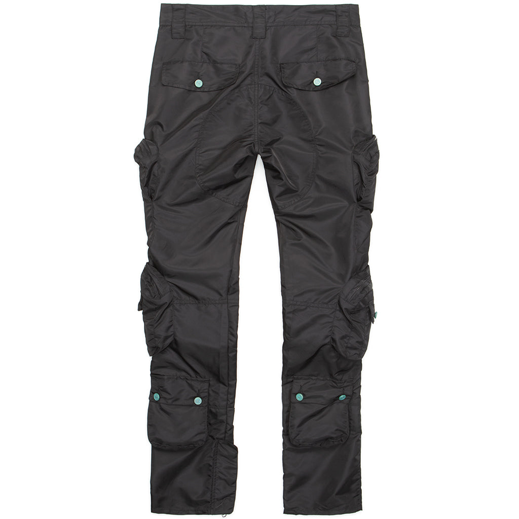 Core Modern Straight Black Cargo Pants