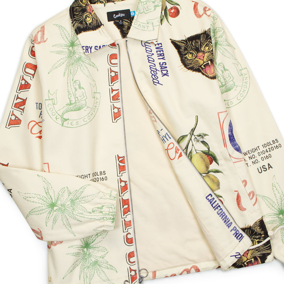 Cuban Link All Over Print Coaches Jacket