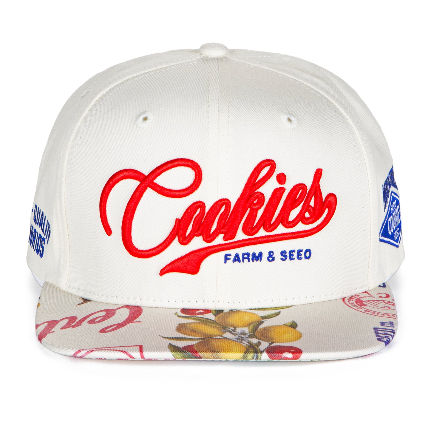 Cuban Link Script Snapback With Printed Bill