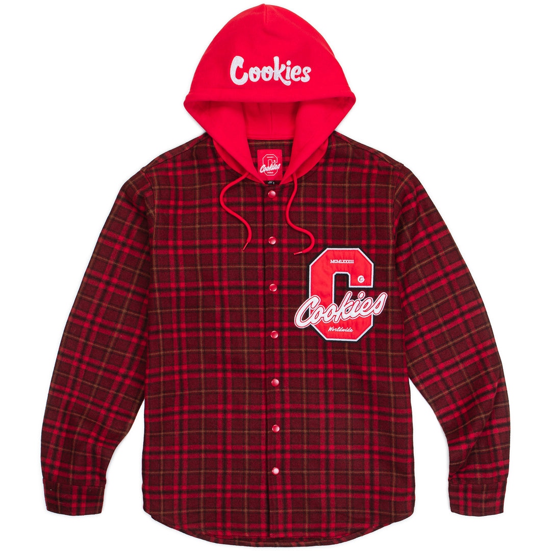 Cultivators LS Flannel Shirt With Hood