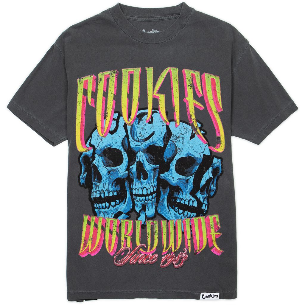 Shattered Tee Washed Black