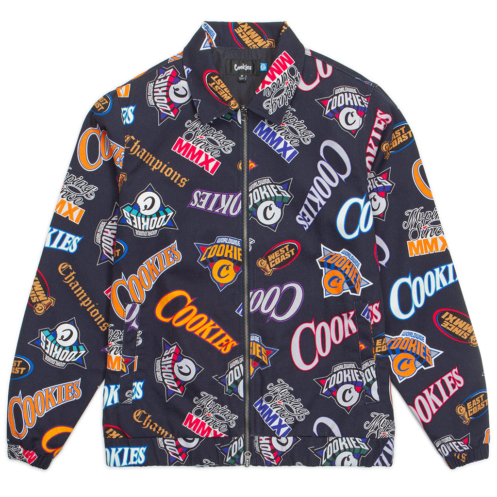 Full Clip All Over Print Canvas Jacket