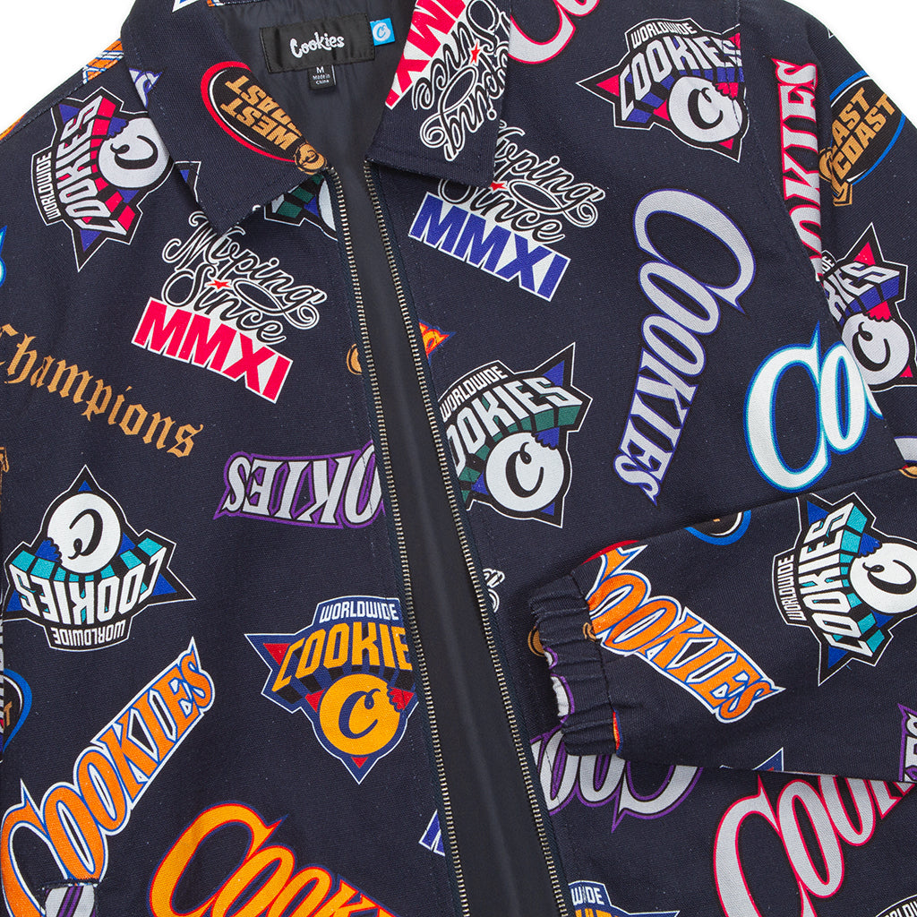 Full Clip All Over Print Canvas Jacket