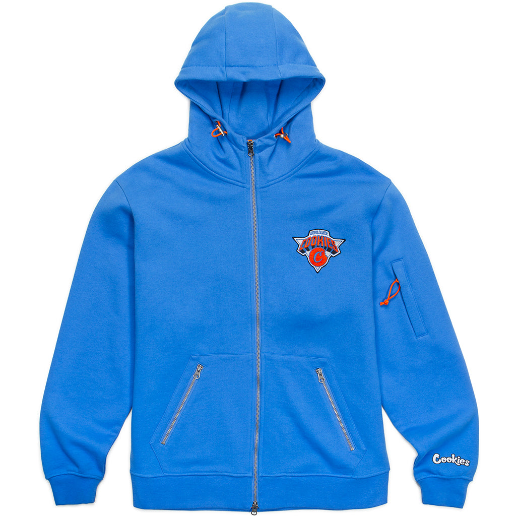 Full Clip Full Zip Hoodie with Applique