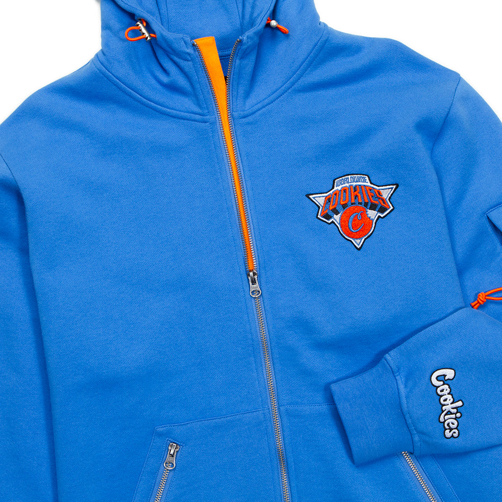 Full Clip Full Zip Hoodie with Applique