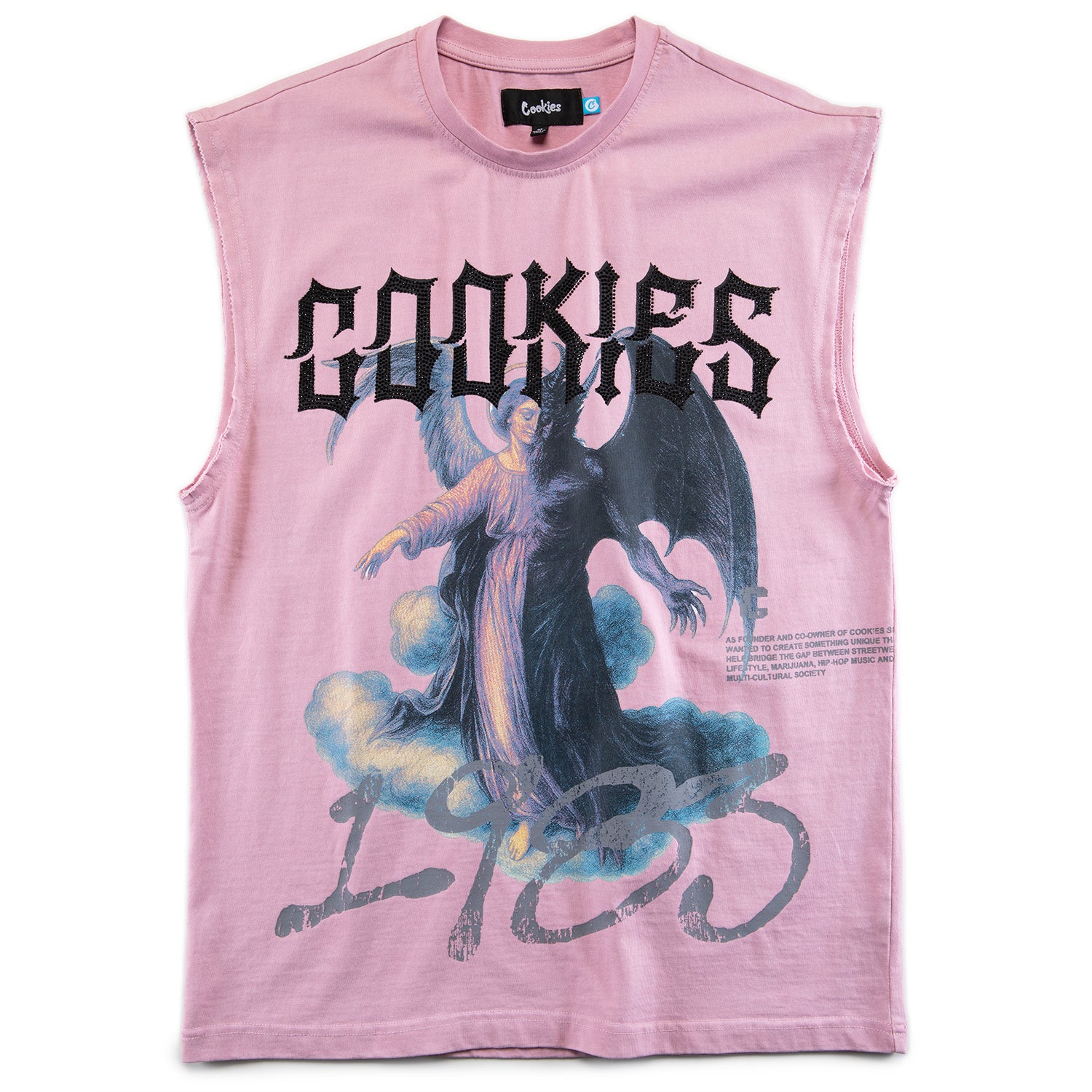 Ozz angelo タンクトップ　キリスト　y2k Heaven Or Hell Fallen Angel Muscle Tank – Cookies Clothing