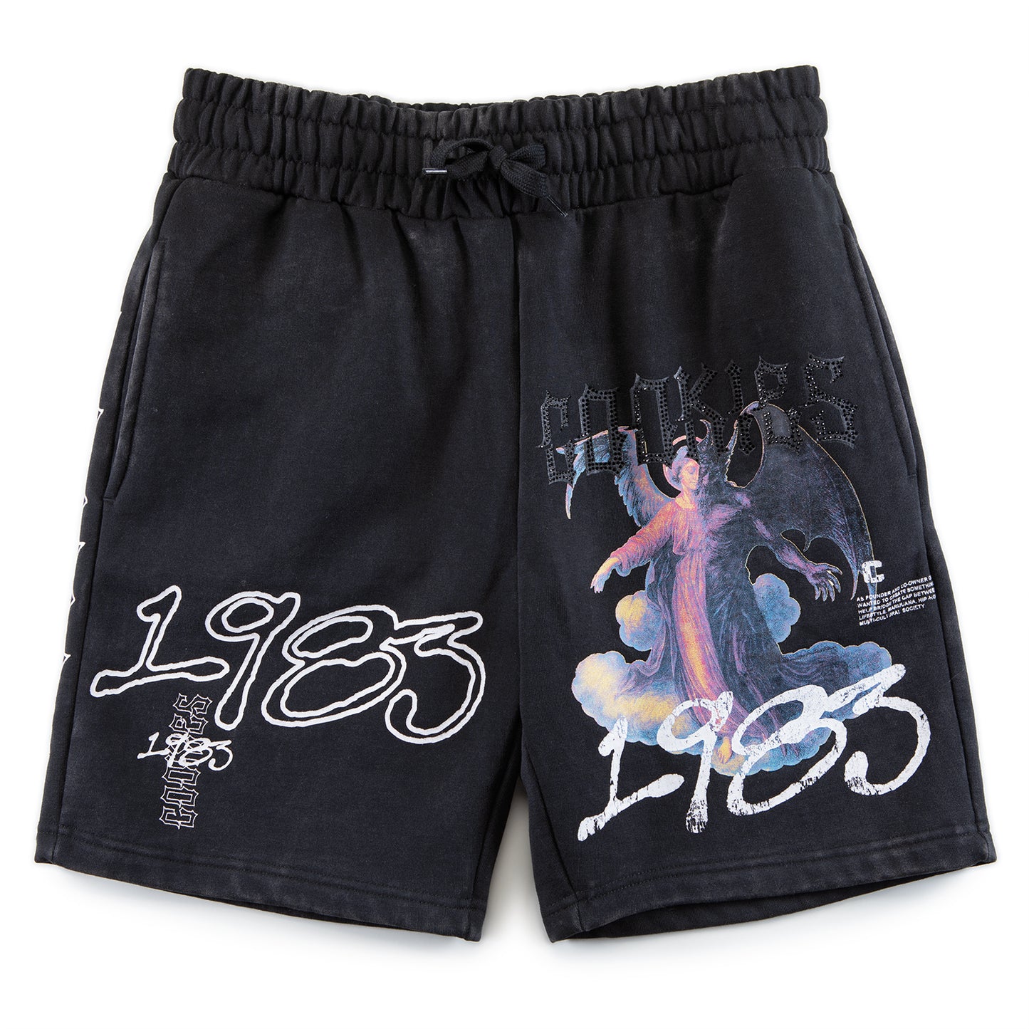 Heaven Or Hell Sinners Fleece Shorts
