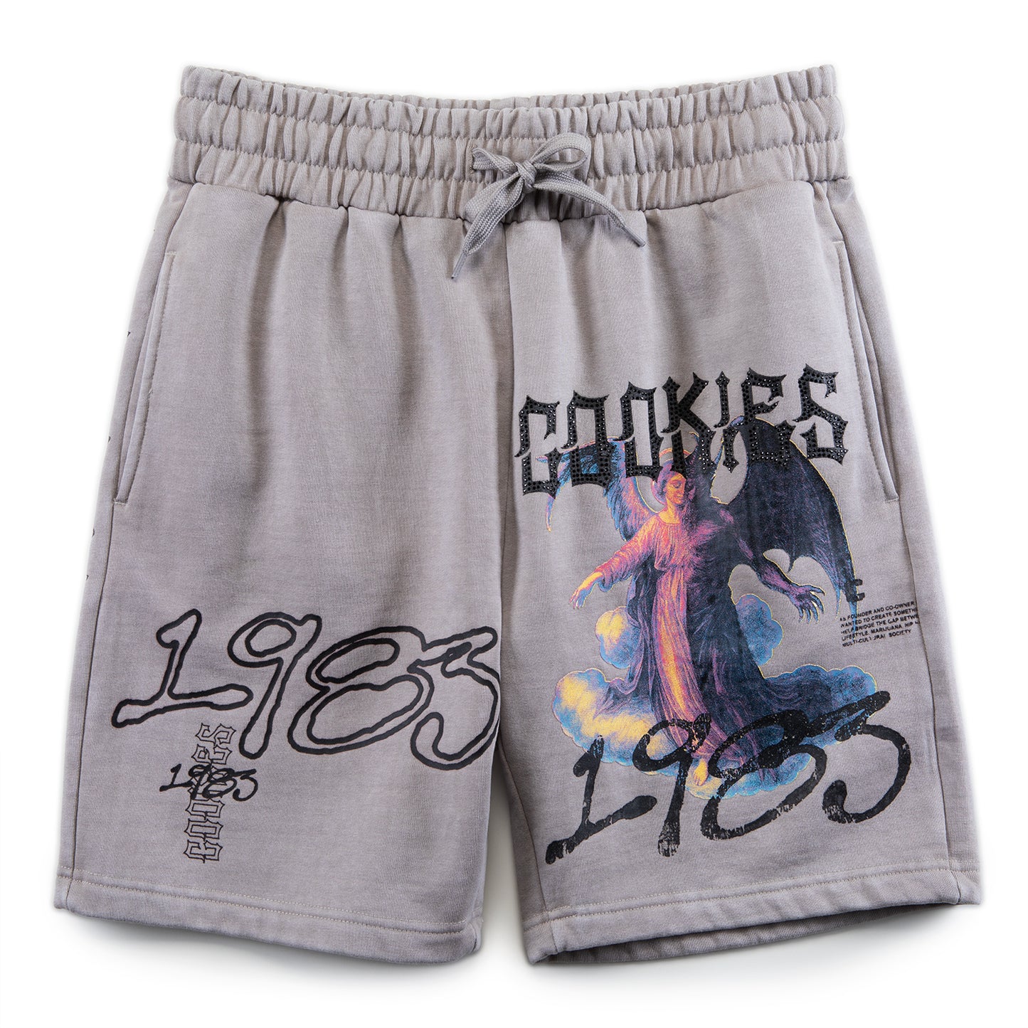 Heaven Or Hell Sinners Fleece Shorts