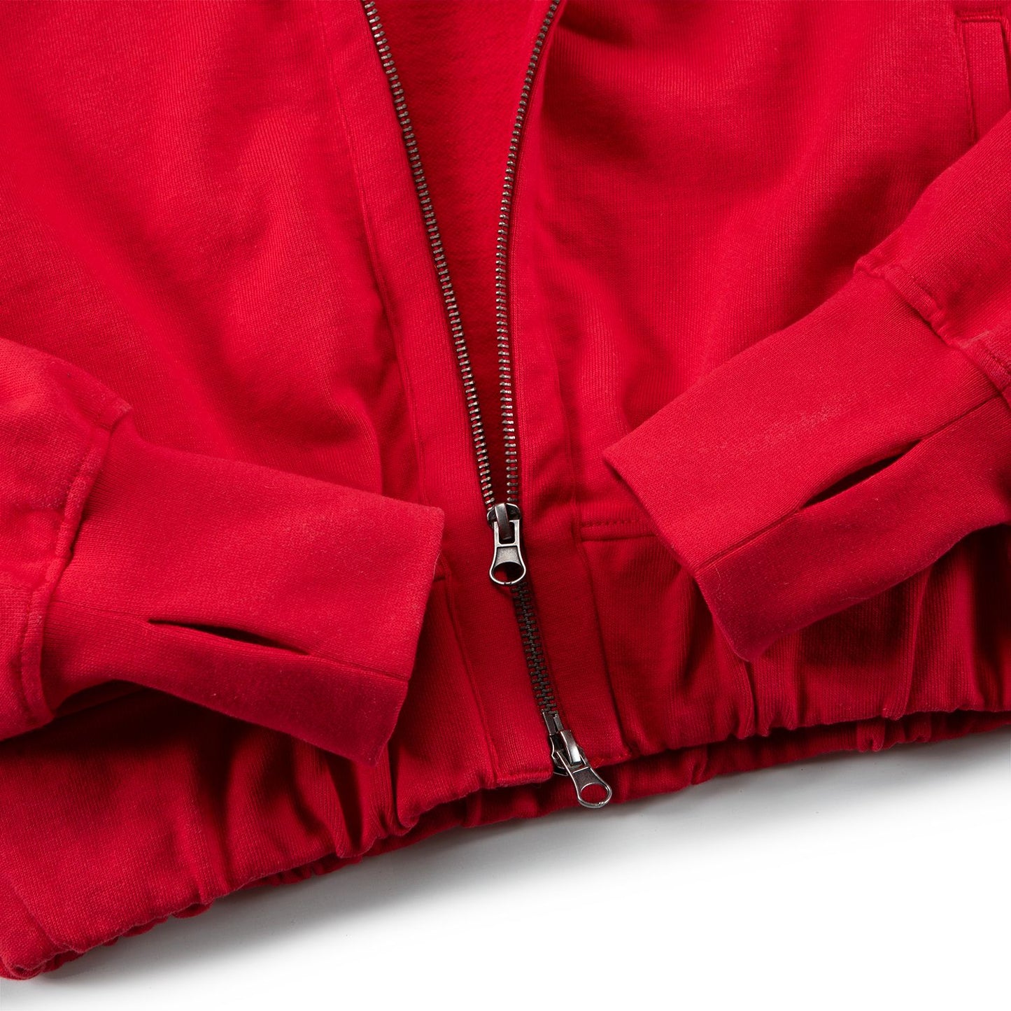 Women's Original Logo Cropped Zip Hoodie