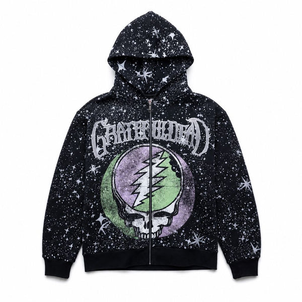 Cookies X Grateful Dead- Galaxy Zip Front Hoodie – Cookies Clothing