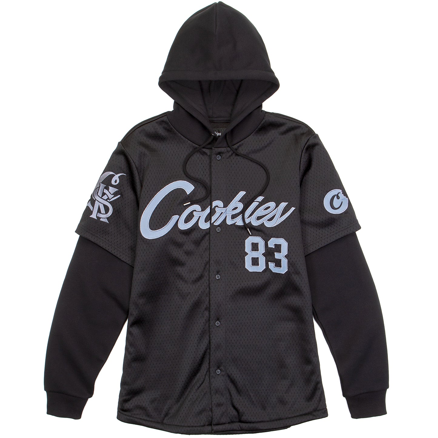 Legacy Jersey LS 2Fer With Fleece Hood