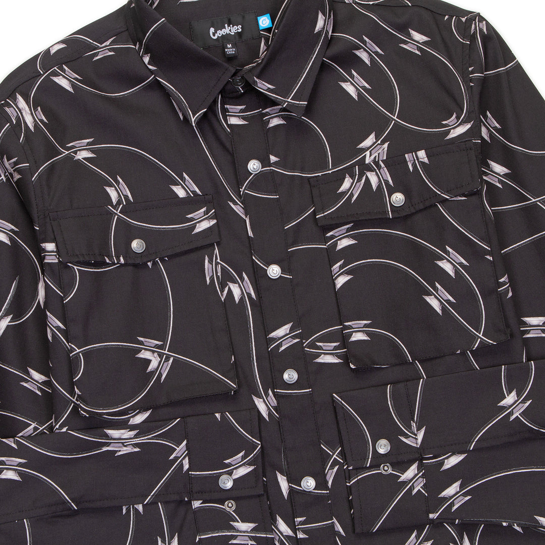 Livewire All Over Print LS Woven