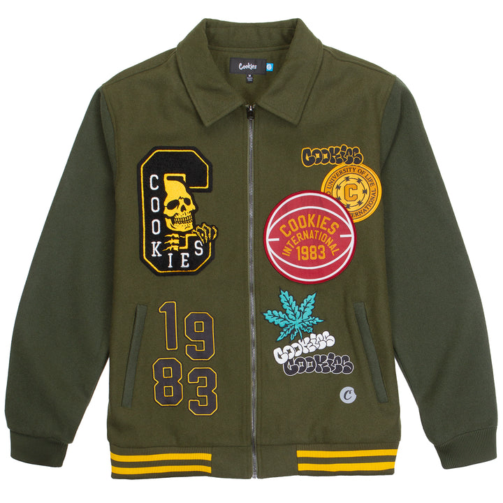 Livewire Melton Wool Varsity Jacket