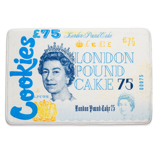 London Pound Rectangle Floor Rug