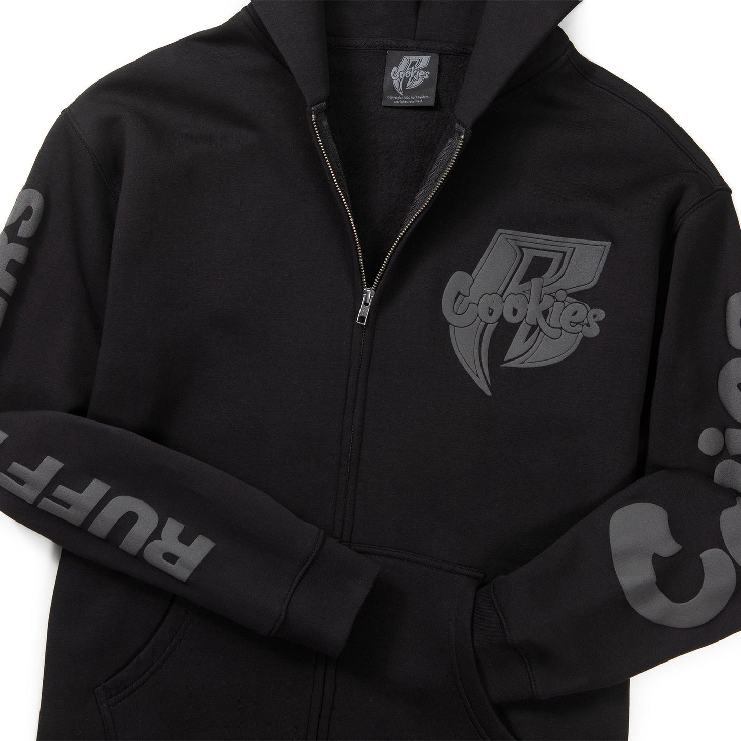 Cookies x Ruff Ryders Puff Print Full Zip Hoodie