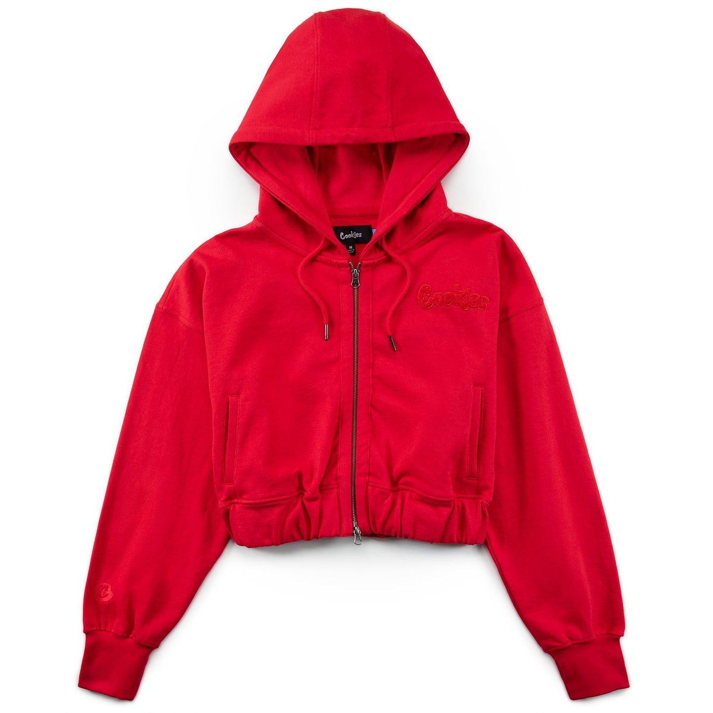 Women's Original Logo Cropped Zip Hoodie