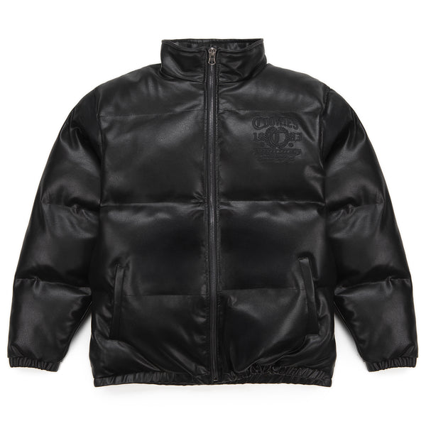 Paradise City Vegan Leather Puffer Jacket – Cookies Clothing