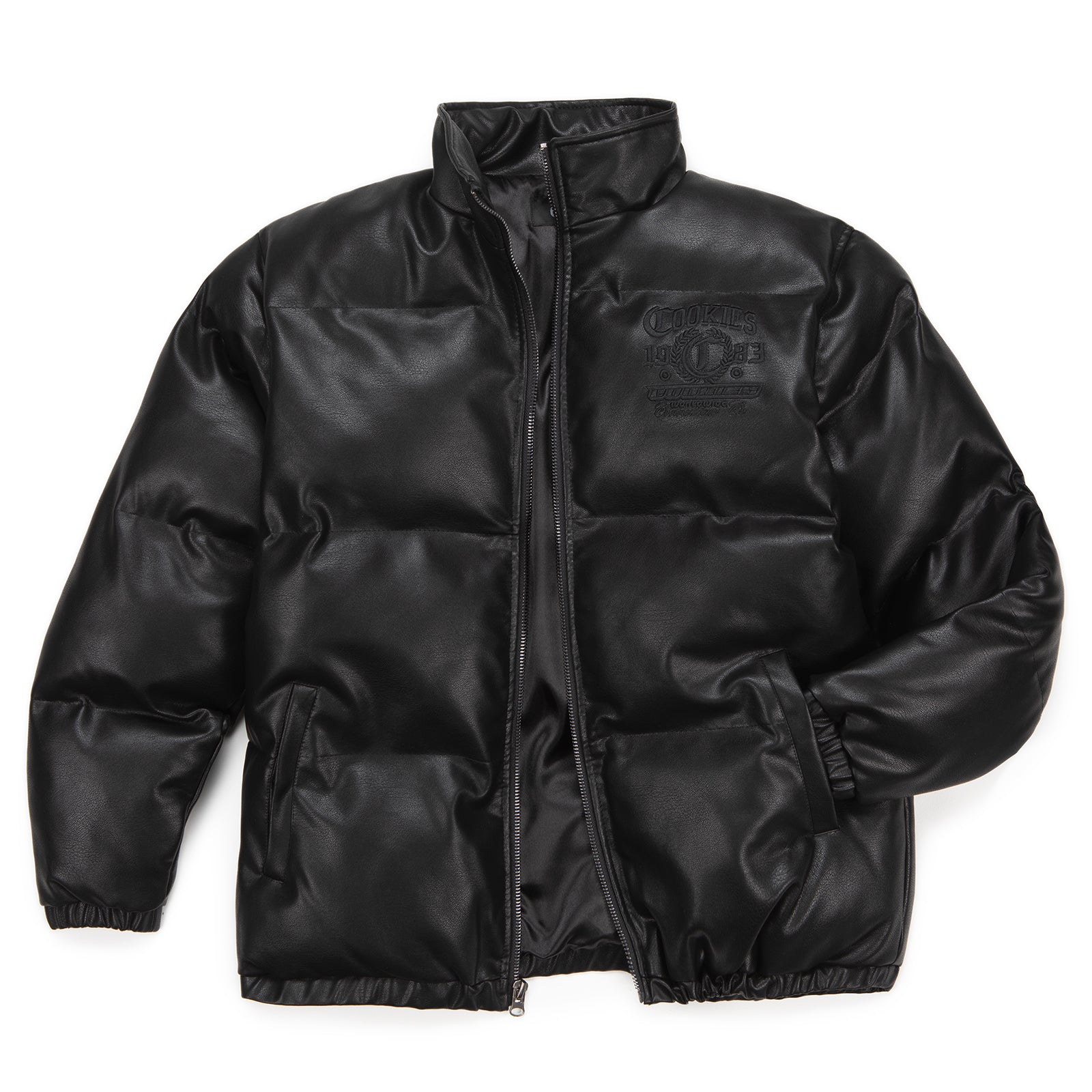 Paradise City Vegan Leather Puffer Jacket – Cookies Clothing