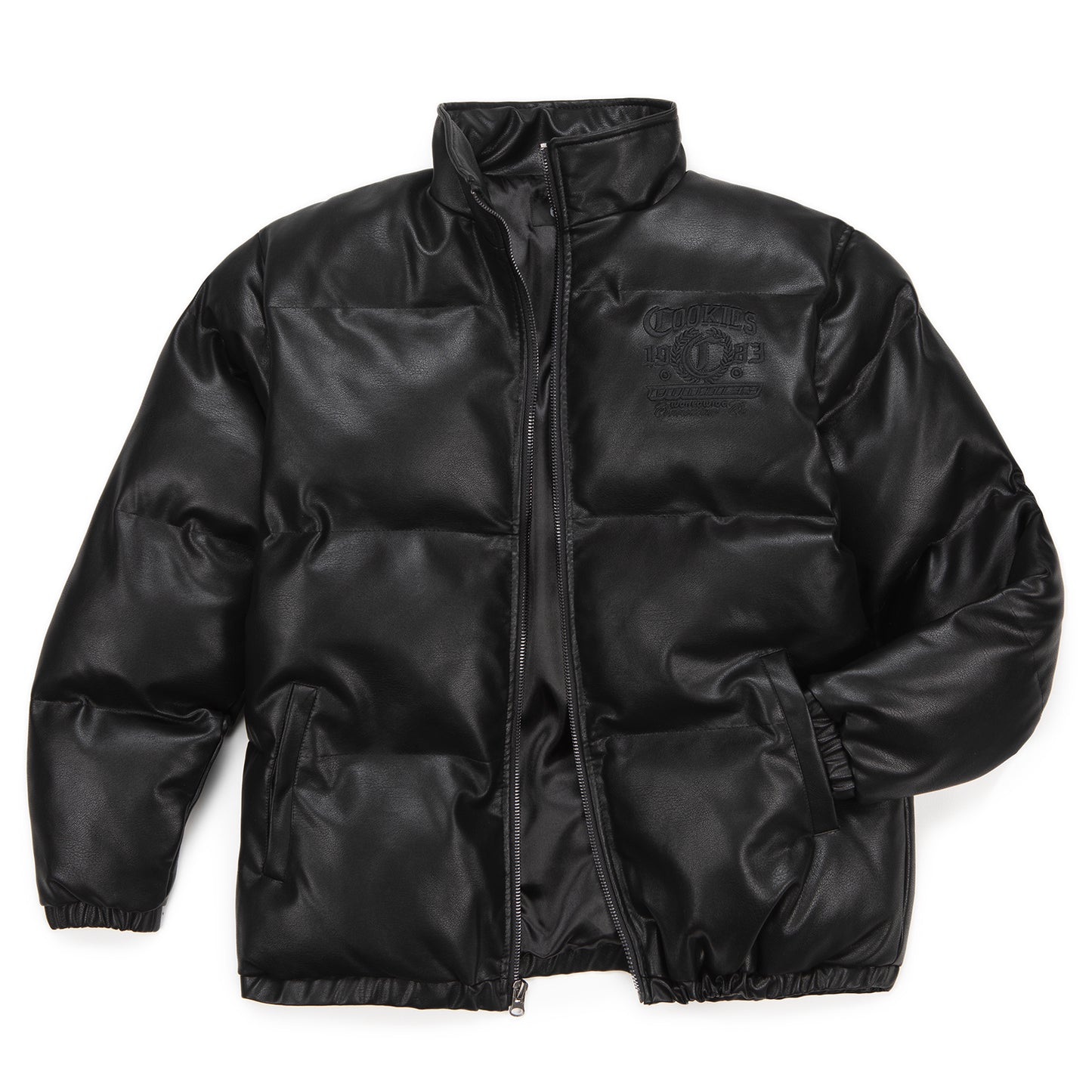 Paradise City Vegan Leather Puffer Jacket