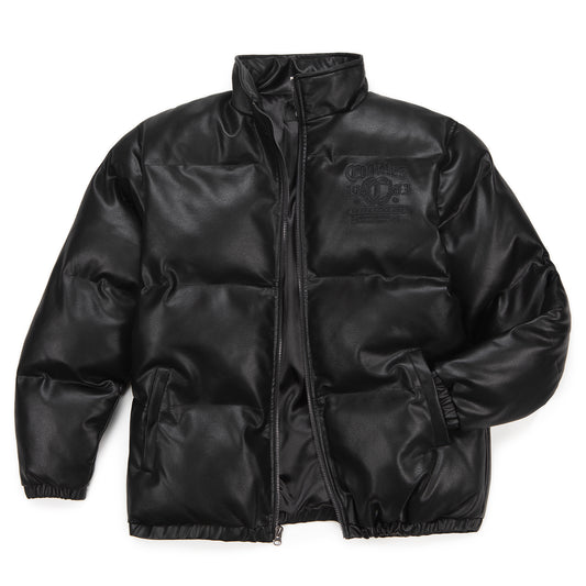 Paradise City Vegan Leather Puffer Jacket