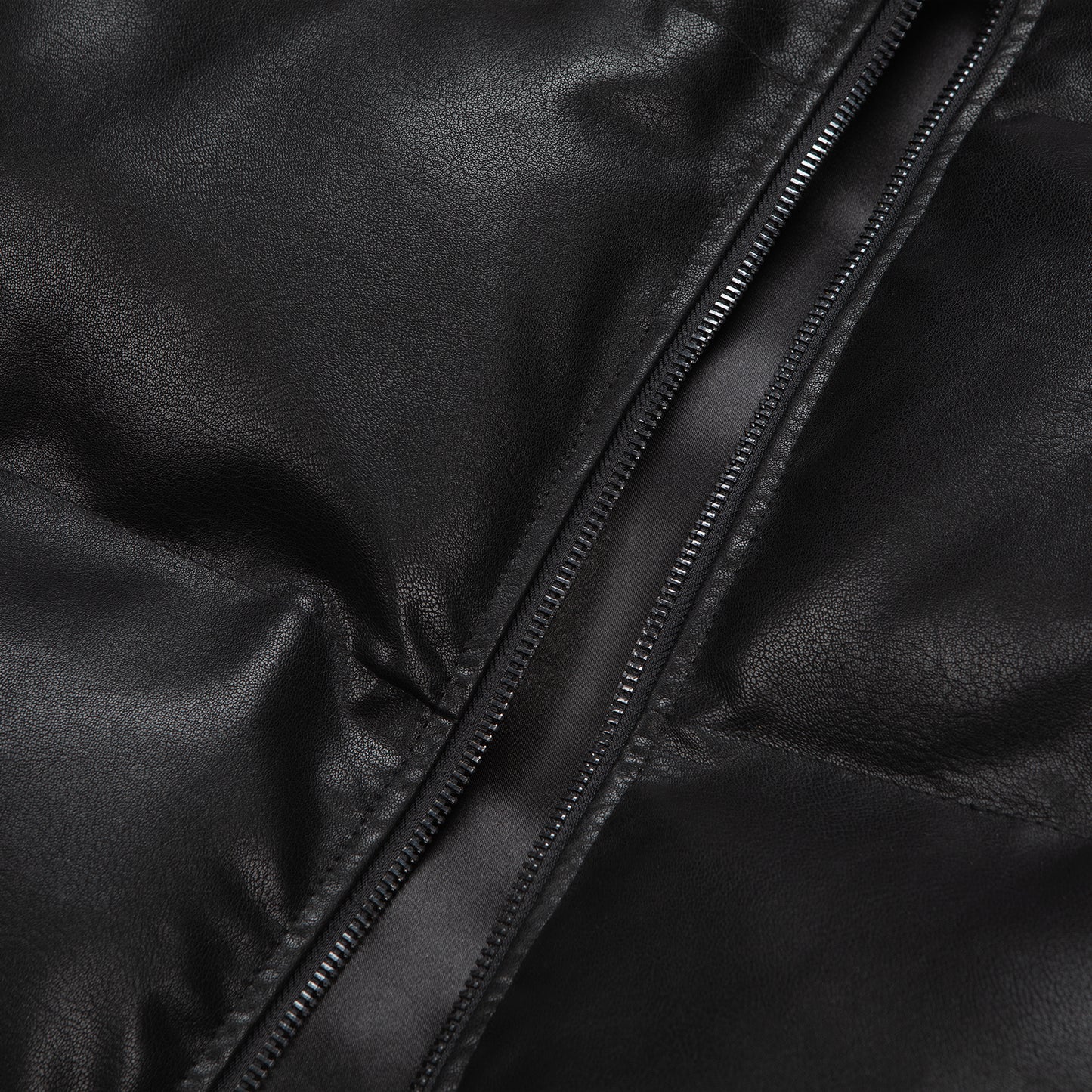 Paradise City Vegan Leather Puffer Jacket