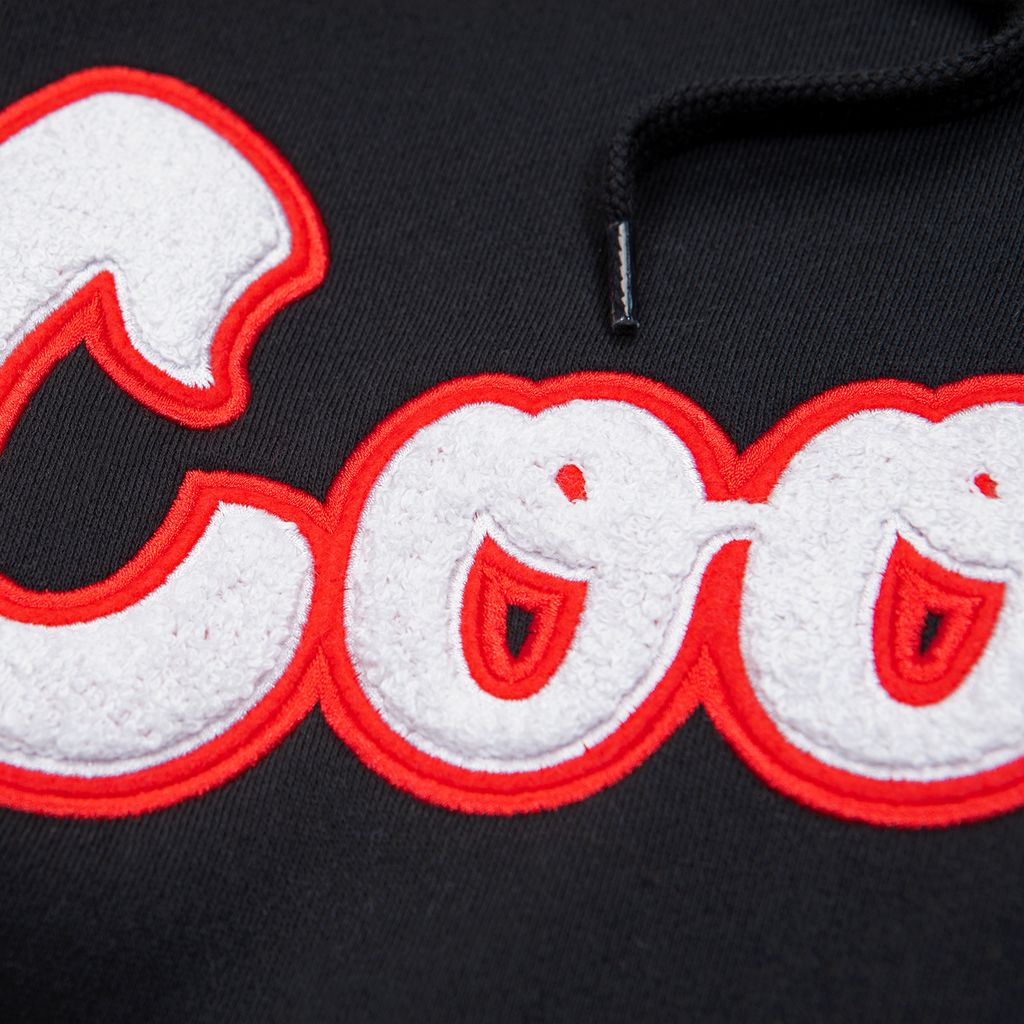 Original Logo Chenille Applique Zip Front Hoodie