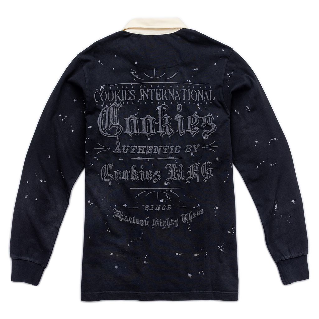 Gold Rush Distressed and Splattered LS Knit Rugby – Cookies Clothing