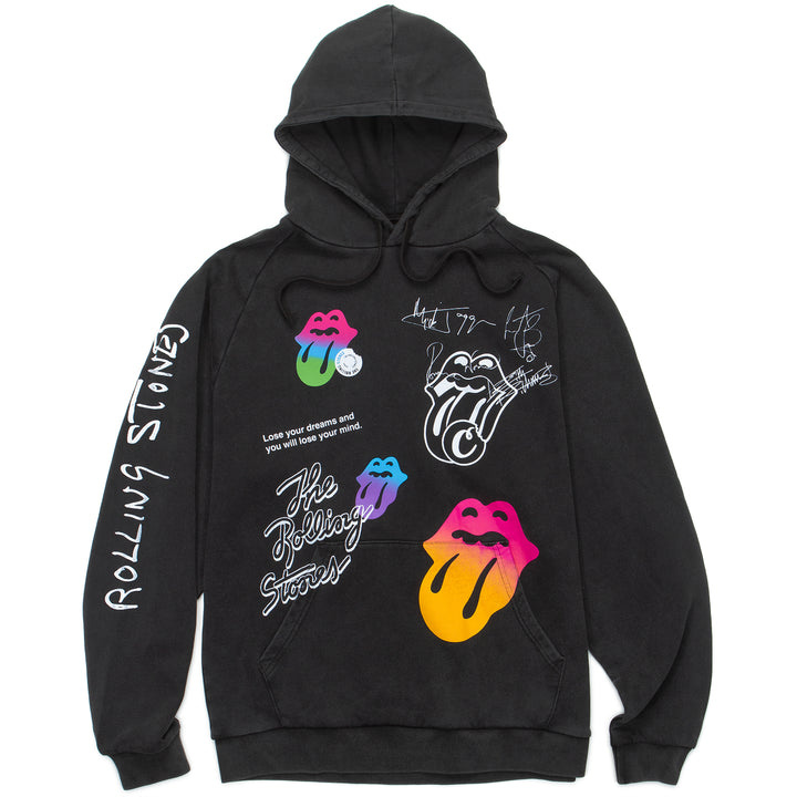 Scratchboard Pullover Hoodie - Rolling Stones