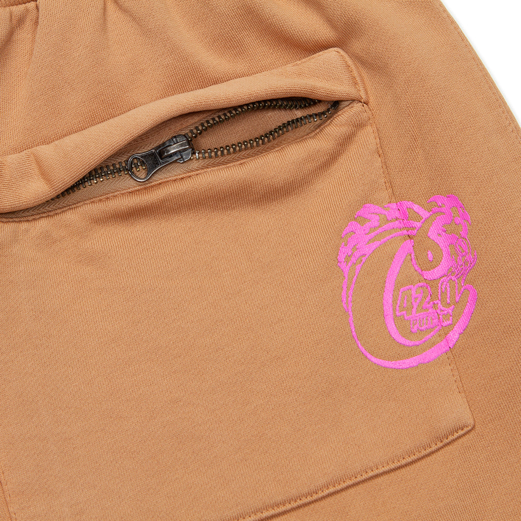 Slow Burn Pigment Fleece Shorts