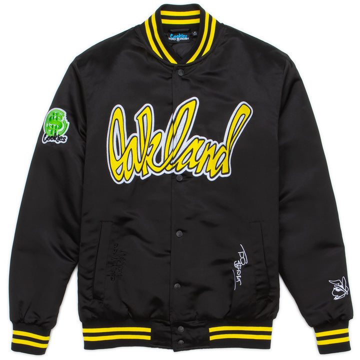 The Town Satin Stadium Jacket - Too $hort