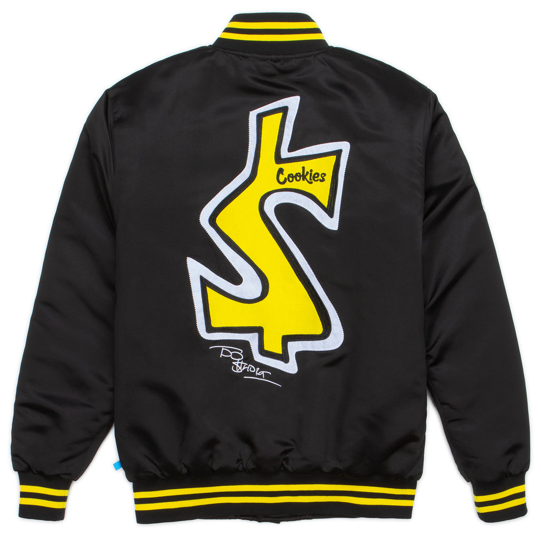 The Town Satin Stadium Jacket - Too $hort