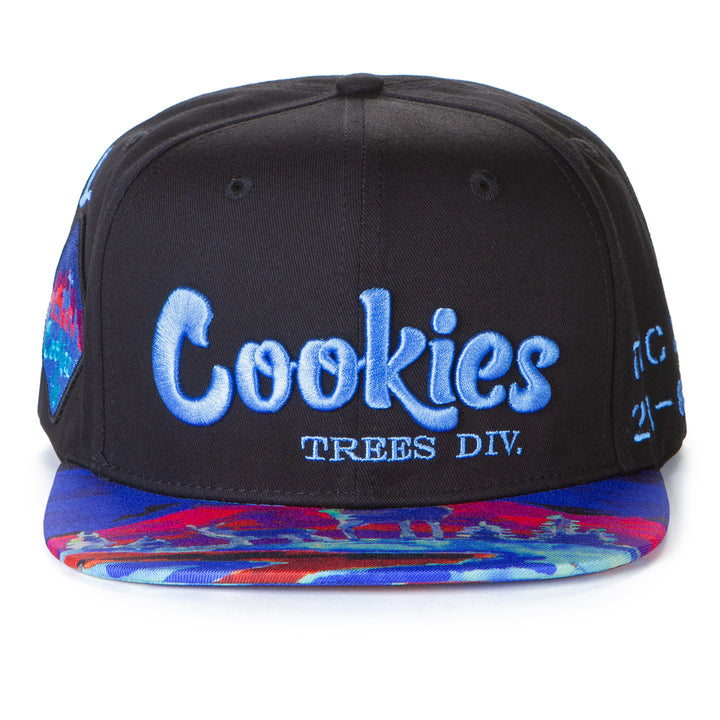 Tree Division Snapback With Printed Bill