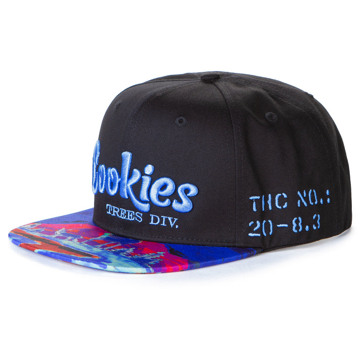 Tree Division Snapback With Printed Bill