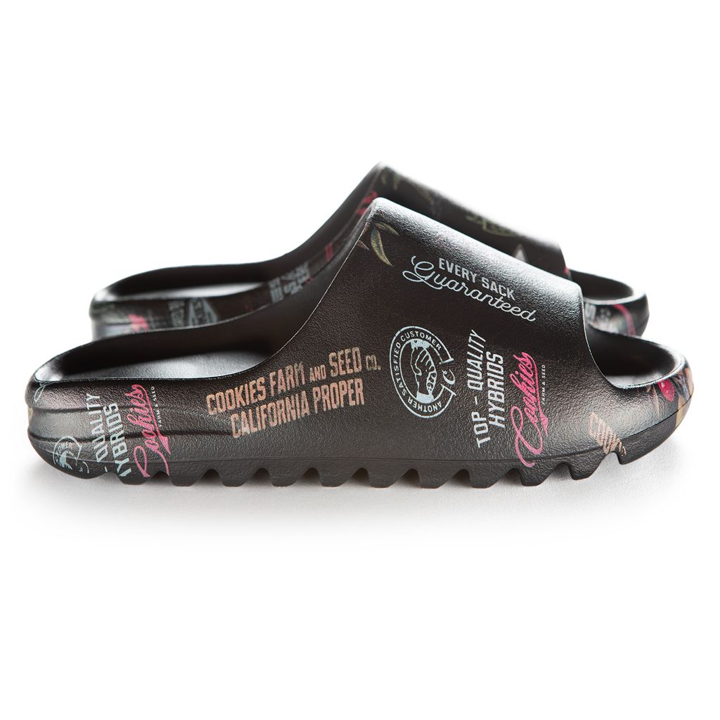 Cuban Link Faux Leather Slides