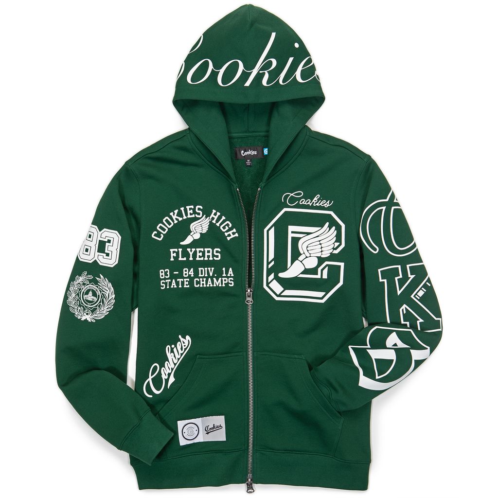 Cookies High Full Zip Pullover Hoodie