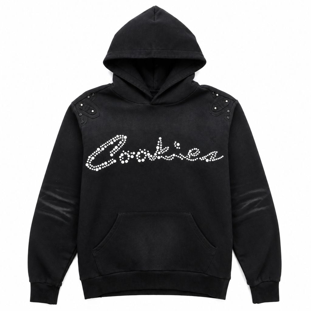 Black Pearl French Terry Pullover Hoodie