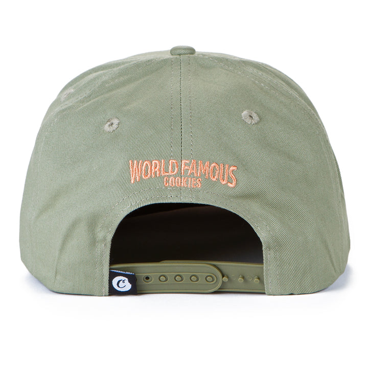 Workwear Snapback With Contrast Quilted Nylon Brim