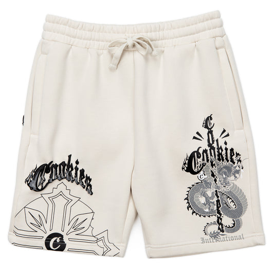 World On Fire Fleece Shorts