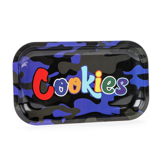 Cookies Blue Camo Medium Metal Tray