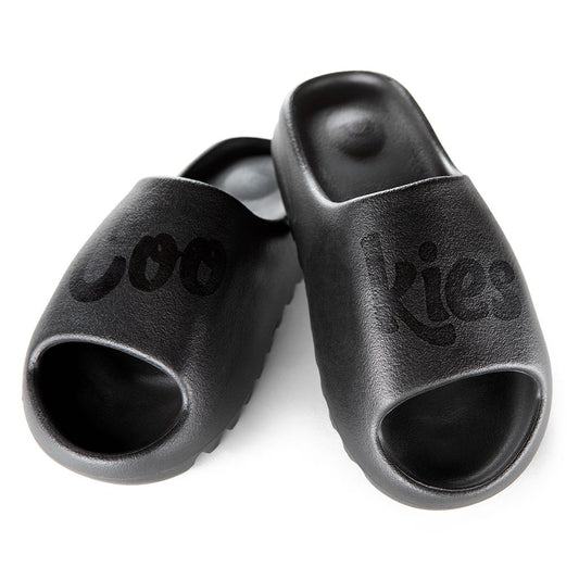 Original Logo Faux Leather Slides