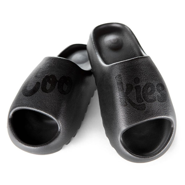 Original Logo Faux Leather Slides – Cookies Clothing