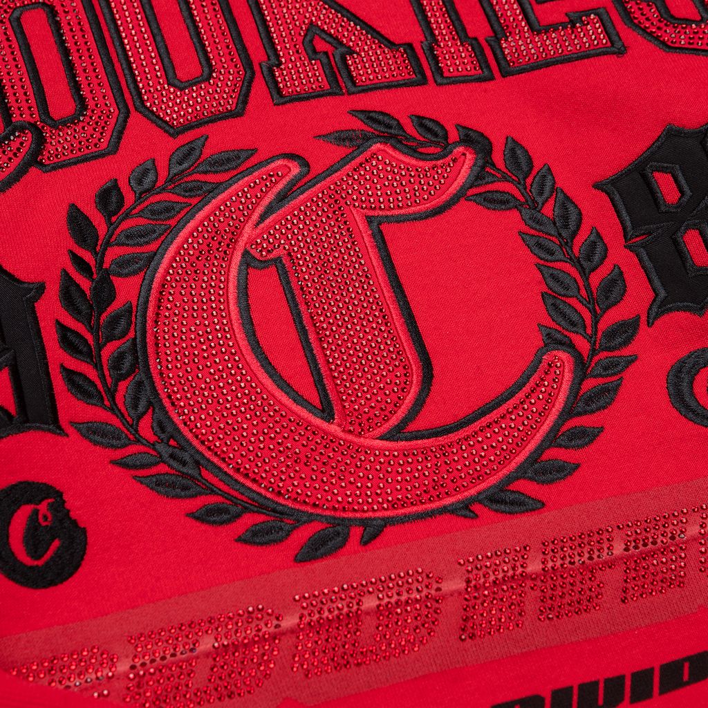 Paradise City Rhinestone Applique Pullover Hoodie