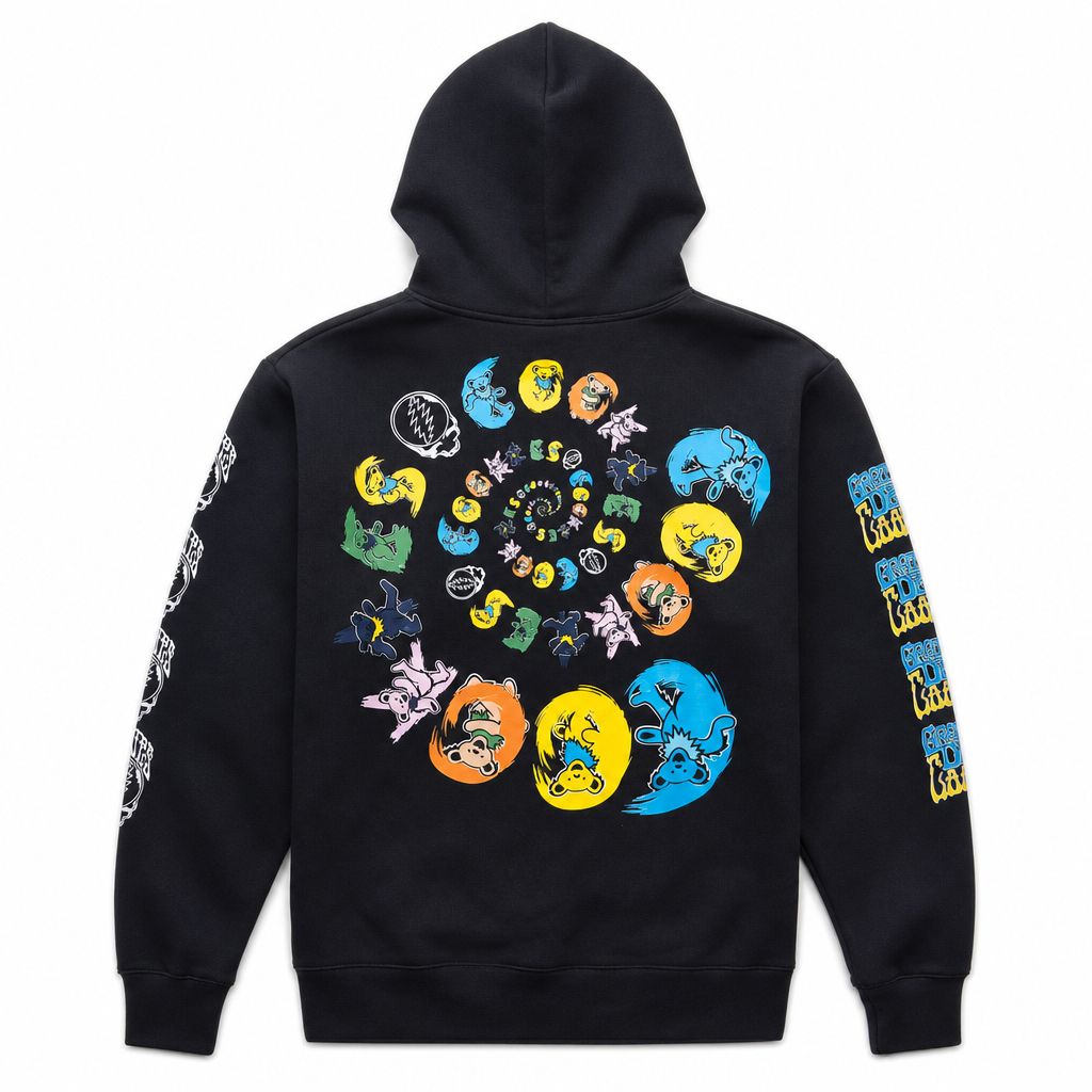 Cookies X Grateful Dead- Spiral Bears Pullover Hoodie