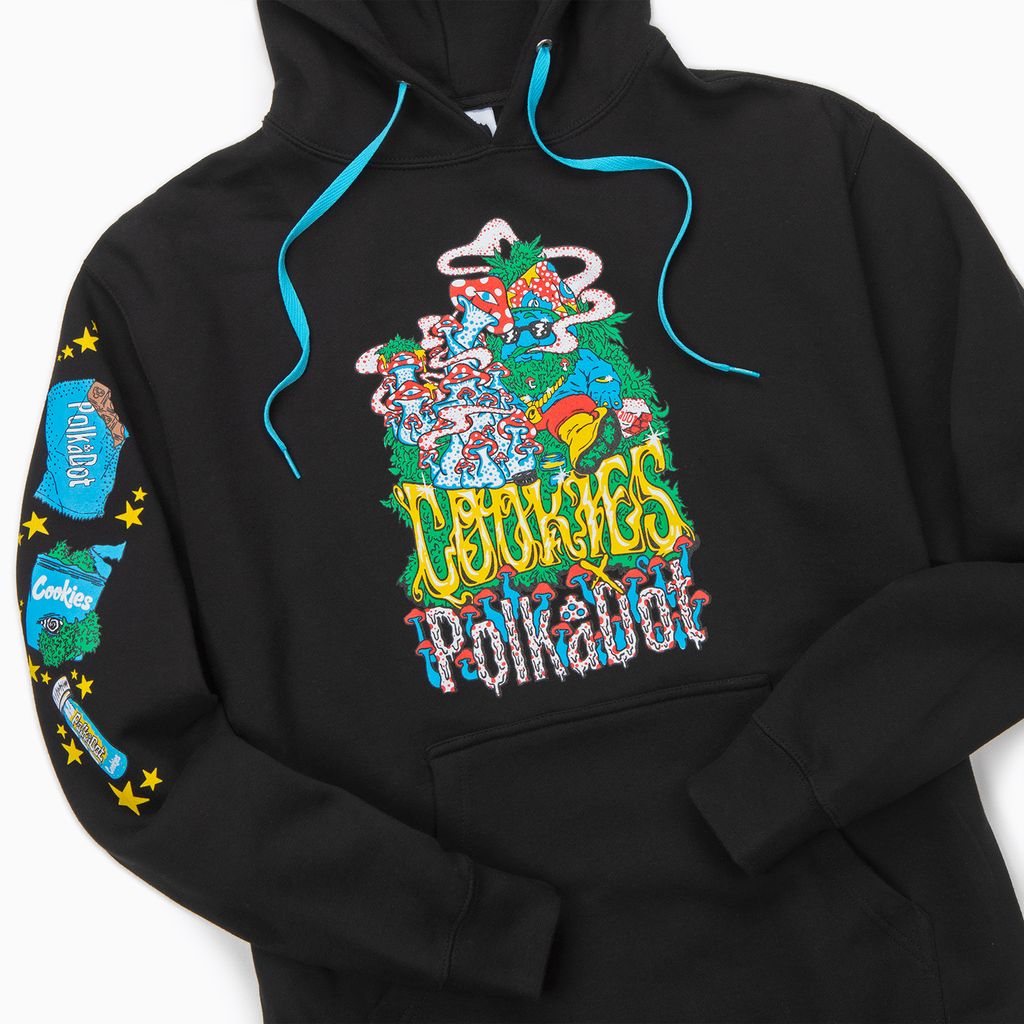 Shrooms Polka Dot Pullover Hoodie