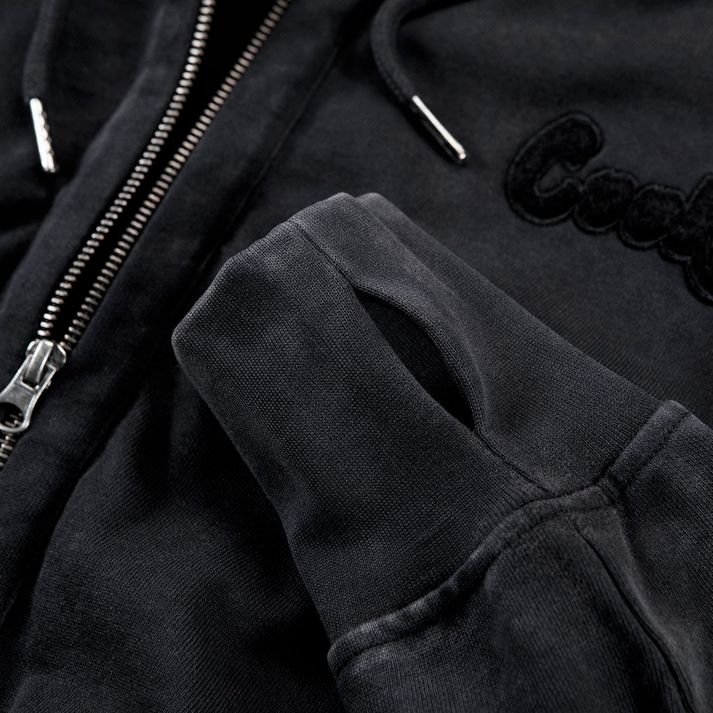 Women's Original Logo Cropped Zip Hoodie