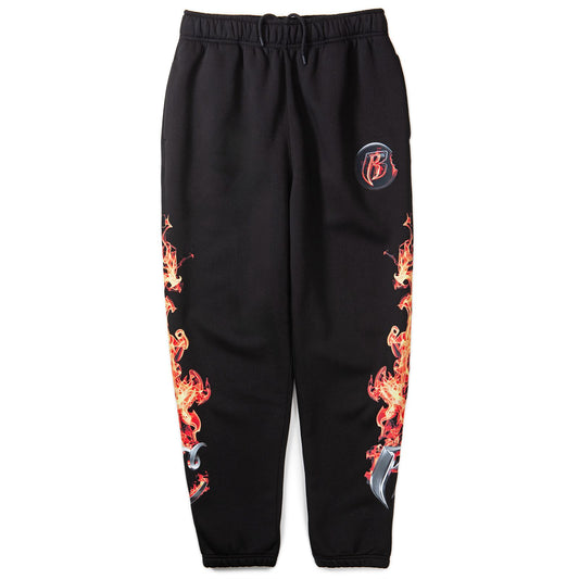 Cookies x Ruff Ryders Flame Sweatpants