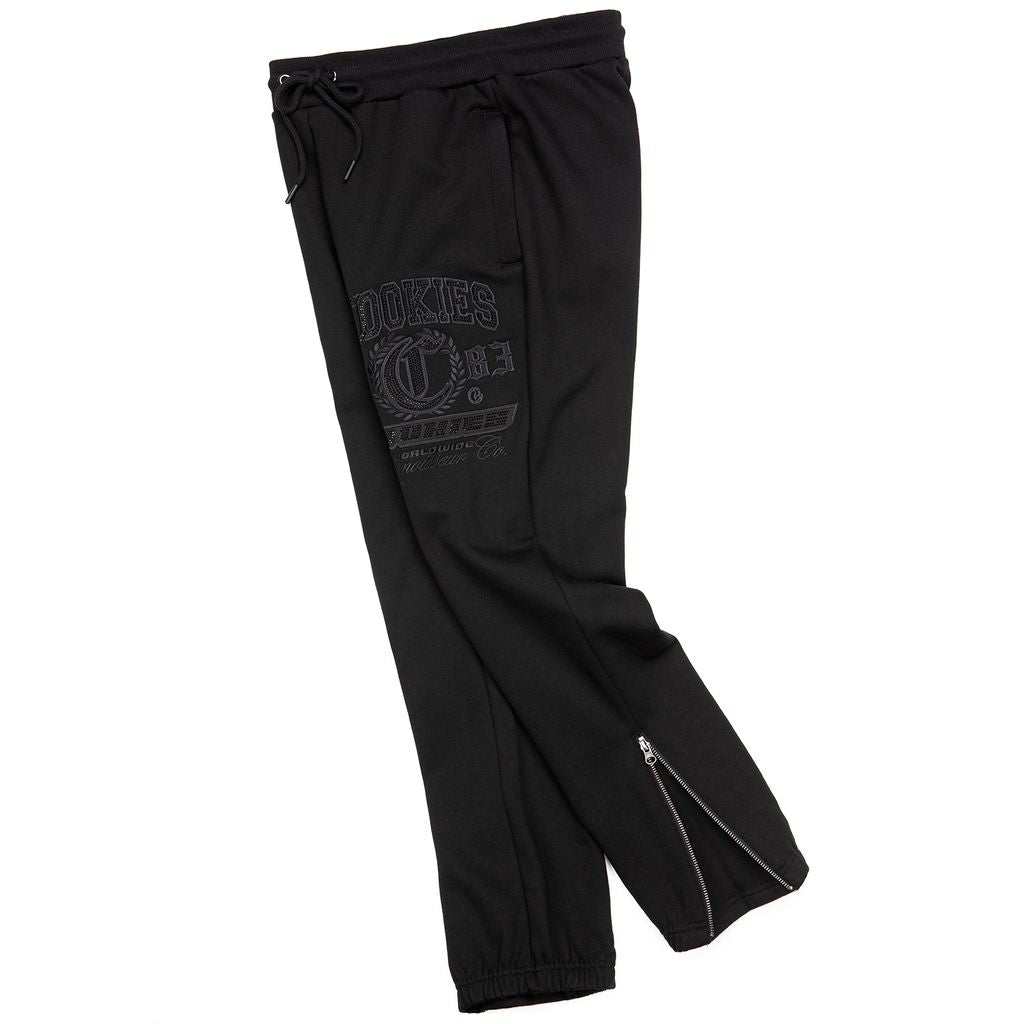 Paradise City Rhinestone Applique Fleece Pants